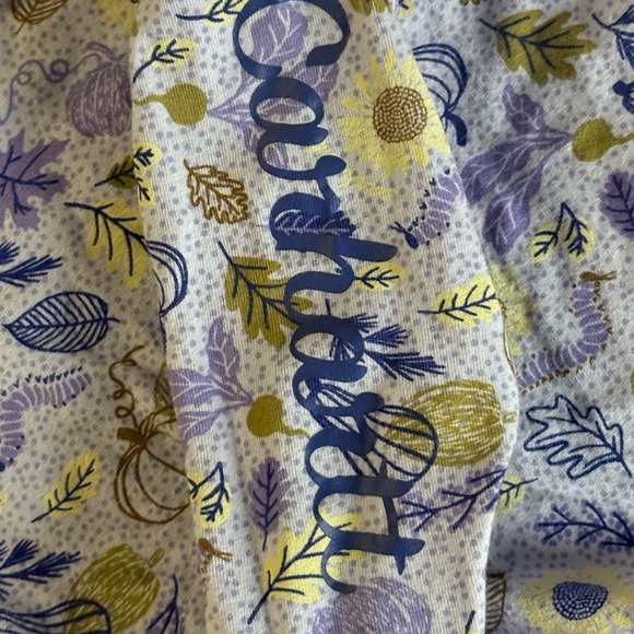 Carhartt Purple and Green Floral Baby Bodysuit - Picture 4 of 4